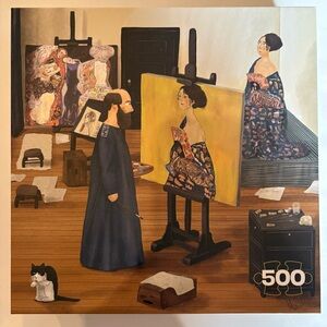 Recess Max Dalton Artist Series Klimt 500 Pc Square Jigsaw Puzzle